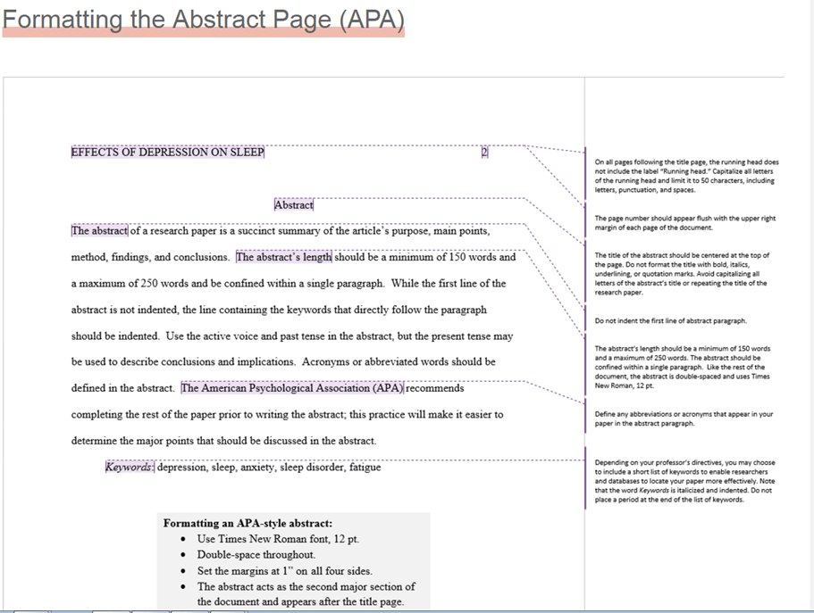 Annotation in APA Style